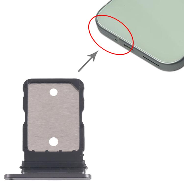 For Google Pixel 9 Pro Original SIM Card Tray (Black) - Card Tray by buy2fix | Online Shopping UK | buy2fix