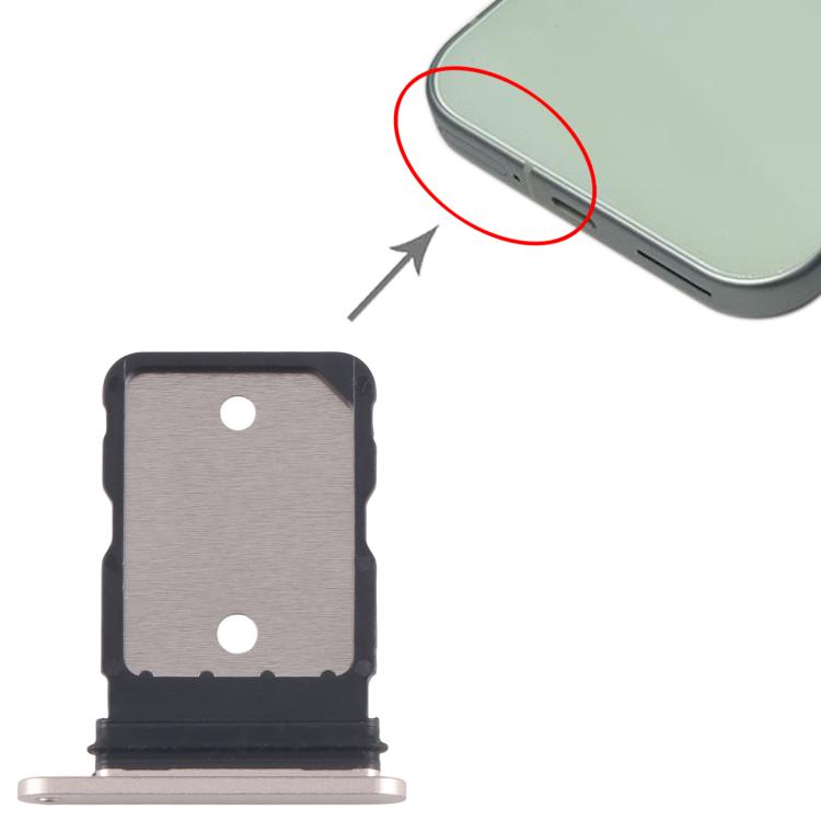 For Google Pixel 9 Pro Original SIM Card Tray (Gold) - Card Tray by buy2fix | Online Shopping UK | buy2fix