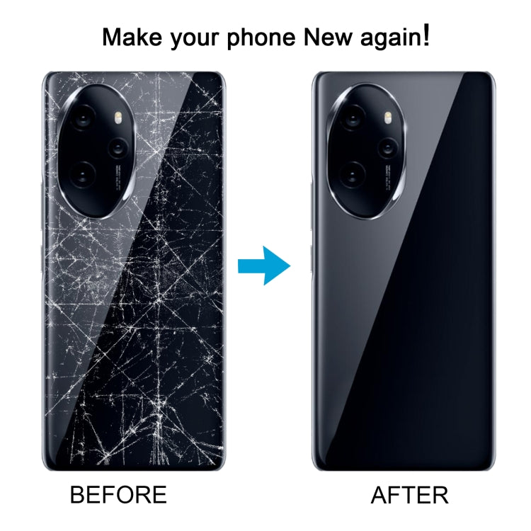 For Honor 100 Pro Battery Back Cover(Black) by buy2fix