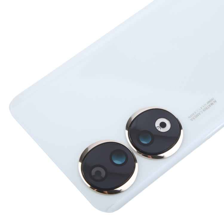 For Honor 90 Battery Back Cover with Camera Lens(White) by buy2fix