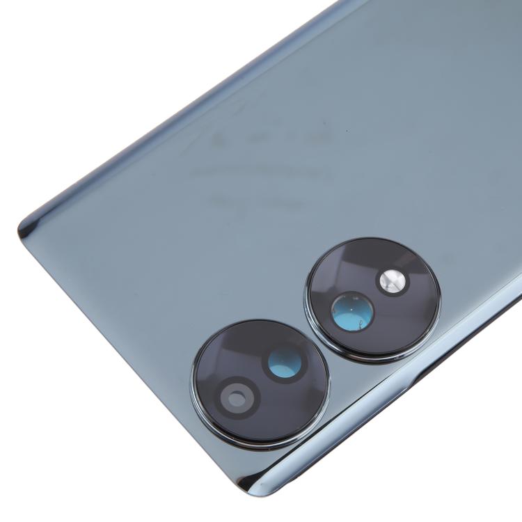 For Honor 70 Battery Back Cover with Camera Lens(Black) - Back Cover by buy2fix | Online Shopping UK | buy2fix
