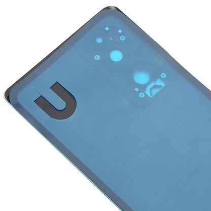 For Honor 70 Battery Back Cover with Camera Lens(Blue) by buy2fix