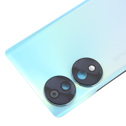 For Honor 70 Battery Back Cover with Camera Lens(Blue) by buy2fix