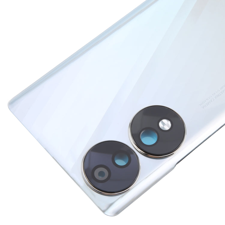 For Honor 70 Battery Back Cover with Camera Lens(White) by buy2fix