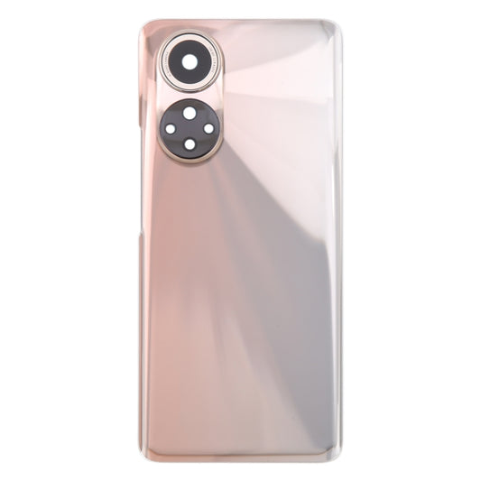 For Honor 50 Battery Back Cover with Camera Lens(Red) by buy2fix