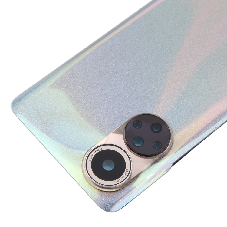 For Honor 50 Battery Back Cover with Camera Lens(Silver) by buy2fix