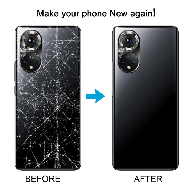 For Honor 50 Battery Back Cover with Camera Lens(Silver) by buy2fix