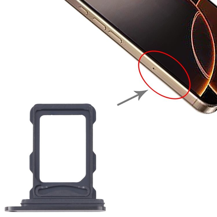 For iPhone 16 Pro SIM + SIM Card Tray (Black) - Others by buy2fix | Online Shopping UK | buy2fix