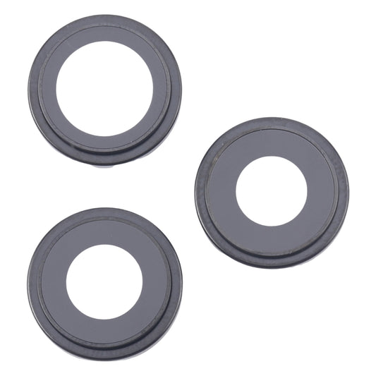 For iPhone 16 Pro Max 3pcs/Set Camera Lens Cover (Black) - Camera Series by buy2fix | Online Shopping UK | buy2fix
