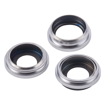For iPhone 16 Pro 3pcs/Set Camera Lens Cover (Silver) by buy2fix