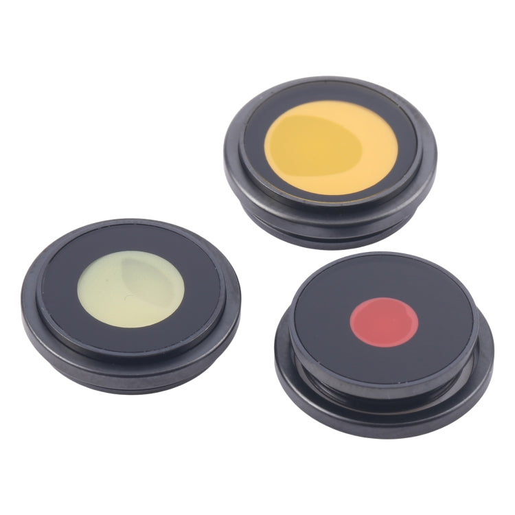 For iPhone 16 Pro 3pcs/Set Original Camera Lens Cover (Black) - Camera Series by buy2fix | Online Shopping UK | buy2fix