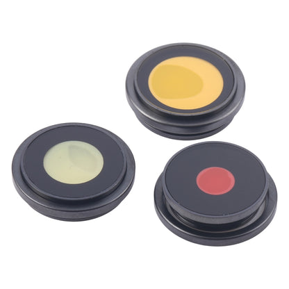 For iPhone 16 Pro 3pcs/Set Original Camera Lens Cover (Black) - Camera Series by buy2fix | Online Shopping UK | buy2fix