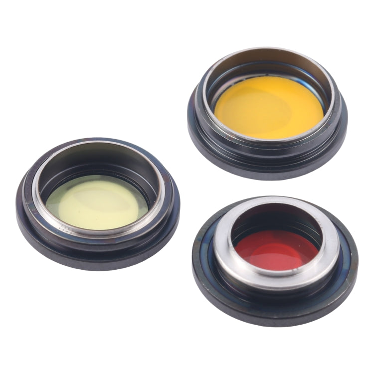 For iPhone 16 Pro 3pcs/Set Original Camera Lens Cover (Black) - Camera Series by buy2fix | Online Shopping UK | buy2fix