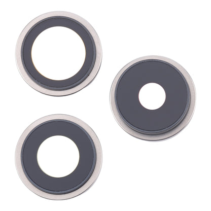 For iPhone 16 Pro 3pcs/Set Original Camera Lens Cover (White) by buy2fix