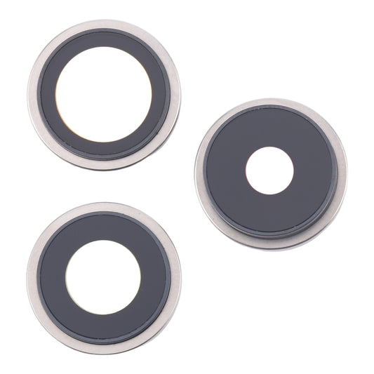 For iPhone 16 Pro 3pcs/Set Original Camera Lens Cover (White) - Camera Series by buy2fix | Online Shopping UK | buy2fix