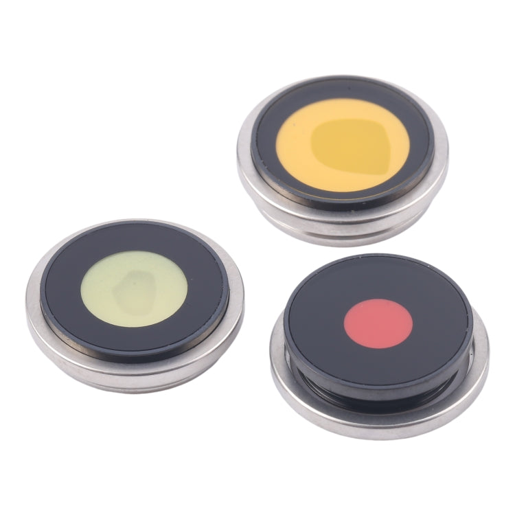 For iPhone 16 Pro 3pcs/Set Original Camera Lens Cover (White) by buy2fix