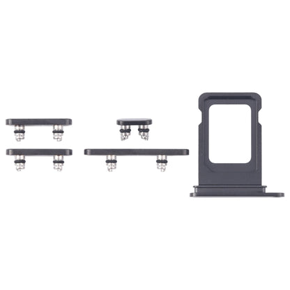 For iPhone 16 Pro Max Original SIM Card Tray + SIM Card Tray + Side Keys (Black) by buy2fix