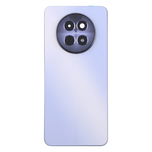 For Realme 12 5G Original Battery Back Cover with Middle Frame(Purple) - Back Cover by buy2fix | Online Shopping UK | buy2fix