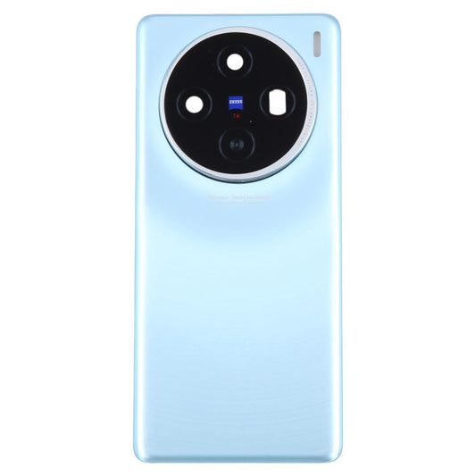 For vivo X100 Battery Back Cover with Camera Lens Cover(Blue) - Back Cover by buy2fix | Online Shopping UK | buy2fix