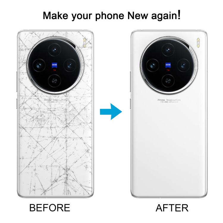 For vivo X100 Battery Back Cover with Camera Lens Cover(Blue) - Back Cover by buy2fix | Online Shopping UK | buy2fix