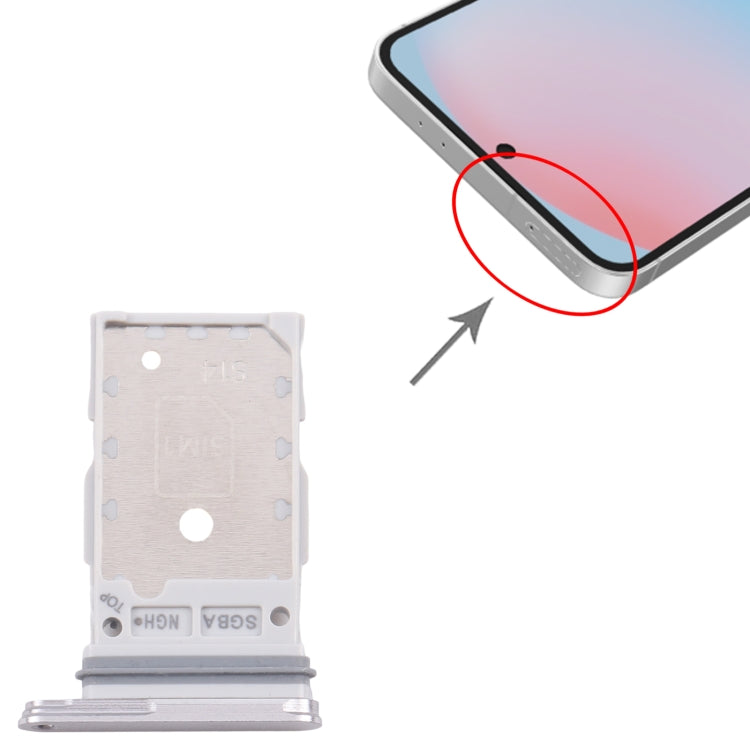 For Samsung Galaxy S24 FE SM-S721B Original SIM Card Tray + SIM Card Tray (Grey) -  by buy2fix | Online Shopping UK | buy2fix