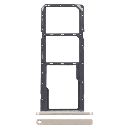For Samsung Galaxy A06 SM-A065F Original SIM Card Tray + SIM Card Tray + Micro SD Card Tray (Gold) - Card Tray by buy2fix | Online Shopping UK | buy2fix