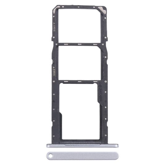 For Samsung Galaxy A06 SM-A065F Original SIM Card Tray + SIM Card Tray + Micro SD Card Tray (Silver) - Card Tray by buy2fix | Online Shopping UK | buy2fix