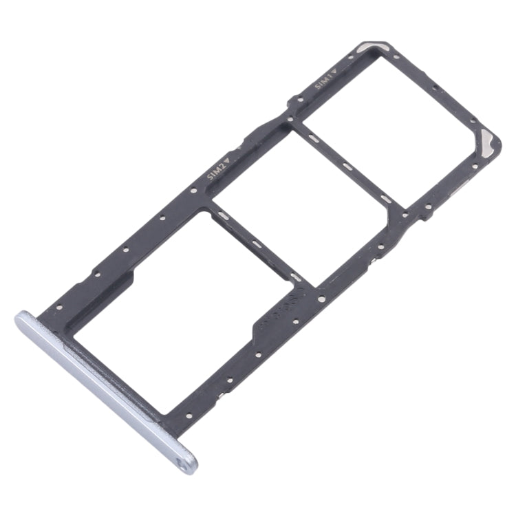 For Samsung Galaxy A06 SM-A065F Original SIM Card Tray + SIM Card Tray + Micro SD Card Tray (Silver) - Card Tray by buy2fix | Online Shopping UK | buy2fix