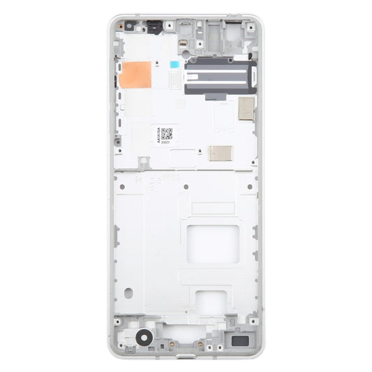 For Sharp Aquos R5G Original Middle Frame Bezel Plate (Silver) - For Sharp by buy2fix | Online Shopping UK | buy2fix
