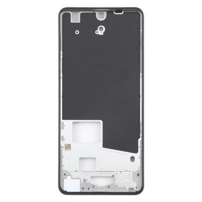 For Sharp Aquos R5G Original Middle Frame Bezel Plate (Silver) - For Sharp by buy2fix | Online Shopping UK | buy2fix