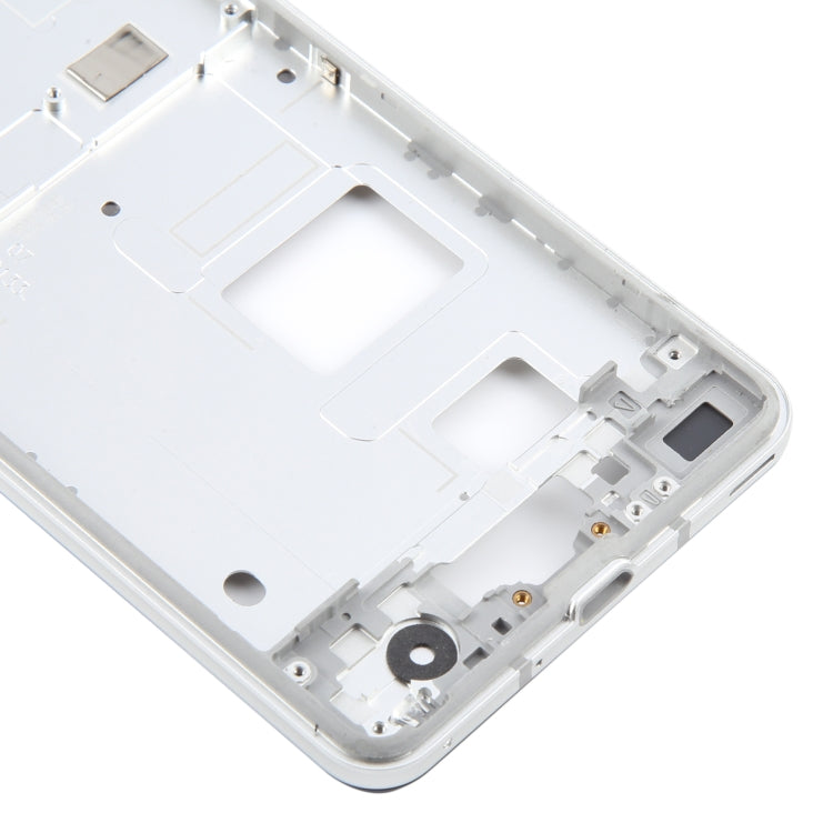 For Sharp Aquos R5G Original Middle Frame Bezel Plate (Silver) - For Sharp by buy2fix | Online Shopping UK | buy2fix