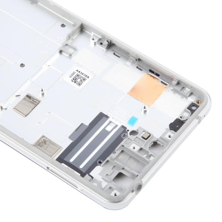 For Sharp Aquos R5G Original Middle Frame Bezel Plate (Silver) - For Sharp by buy2fix | Online Shopping UK | buy2fix