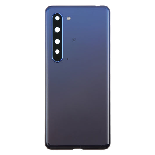 For Sharp Aquos R5G Original Battery Back Cover(Blue) - For Sharp by buy2fix | Online Shopping UK | buy2fix