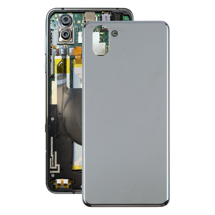 For Sharp Aquos R3 Original Battery Back Cover(Black) - For Sharp by buy2fix | Online Shopping UK | buy2fix