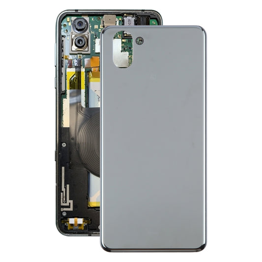 For Sharp Aquos R3 Original Battery Back Cover(Black) - For Sharp by buy2fix | Online Shopping UK | buy2fix