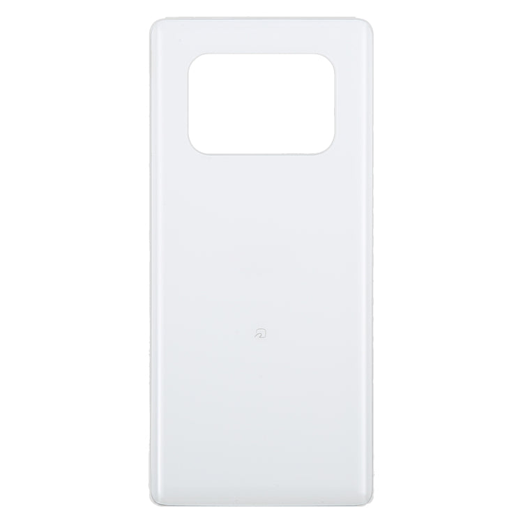 For Sharp Aquos R6 Original Battery Back Cover(White) - For Sharp by buy2fix | Online Shopping UK | buy2fix