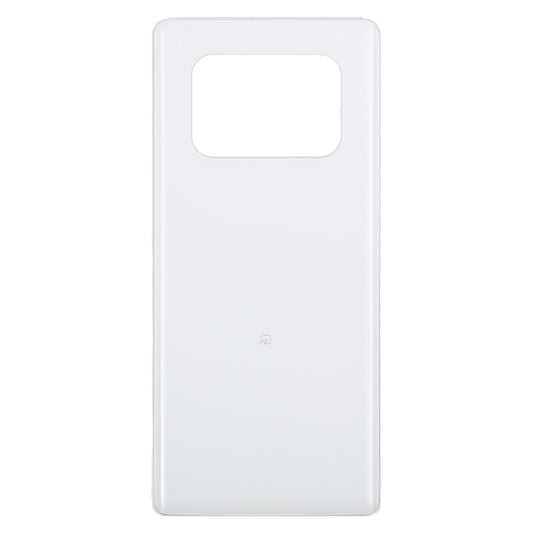 For Sharp Aquos R6 Original Battery Back Cover(White) - For Sharp by buy2fix | Online Shopping UK | buy2fix