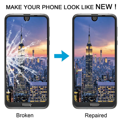For Sharp Aquos R2 Touch Panel (Black) - For Sharp by buy2fix | Online Shopping UK | buy2fix