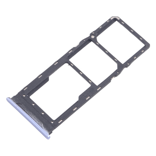 For Infinix Hot 30 Play NFC X6835 5pcs SIM Card Tray + SIM Card Tray + Micro SD Card Tray (Purple) - Card Tray by buy2fix | Online Shopping UK | buy2fix