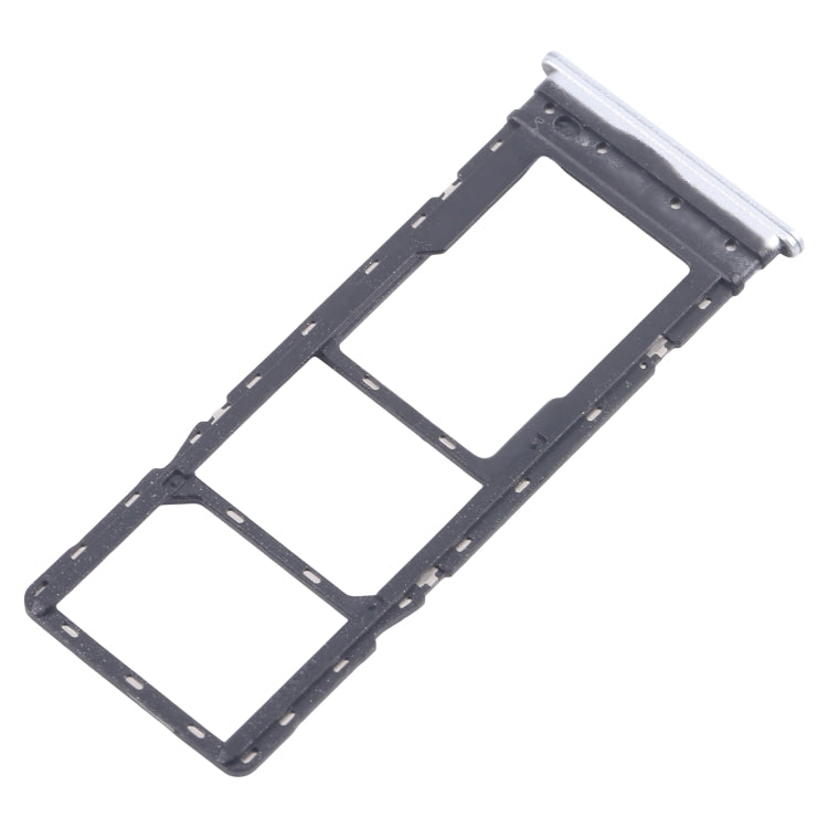 For Infinix Hot 30 Play NFC X6835 5pcs SIM Card Tray + SIM Card Tray + Micro SD Card Tray (Silver) - Card Tray by buy2fix | Online Shopping UK | buy2fix
