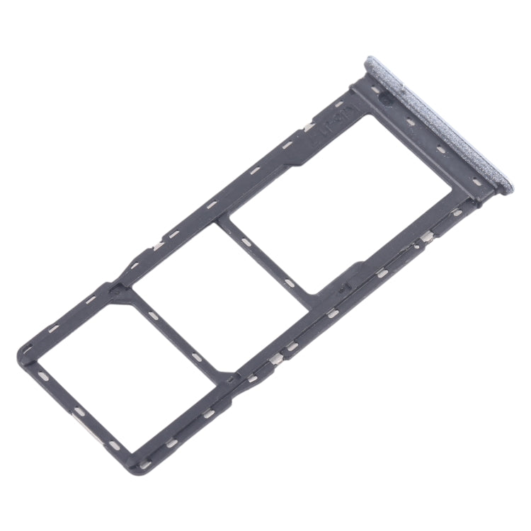 For Infinix Smart 8 X6525 5pcs SIM Card Tray + SIM Card Tray + Micro SD Card Tray (Silver) - Card Tray by buy2fix | Online Shopping UK | buy2fix