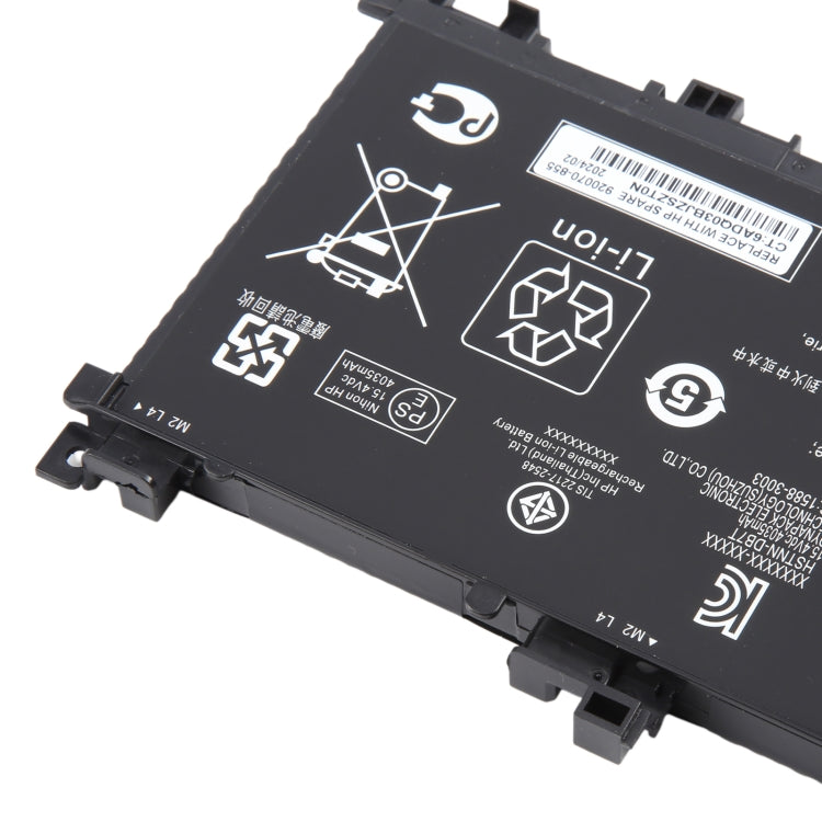 15.4V 63.3Wh 4112mAh Li-ion Battery For HP OMEN 15-AX200 15- AX218TX 15-AX210TX 15-AX235NF 15-AX202N 15-BC200 HSTNN-DB7T 905277-855 TE04XL - Others by buy2fix | Online Shopping UK | buy2fix