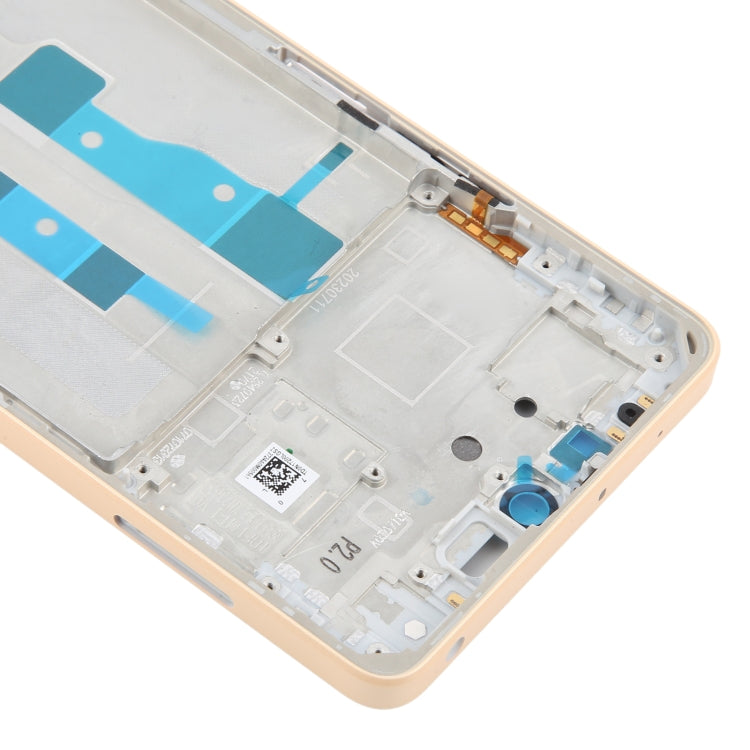 For Xiaomi Poco X6 Neo Original Middle Frame Bezel Plate (Orange) by buy2fix