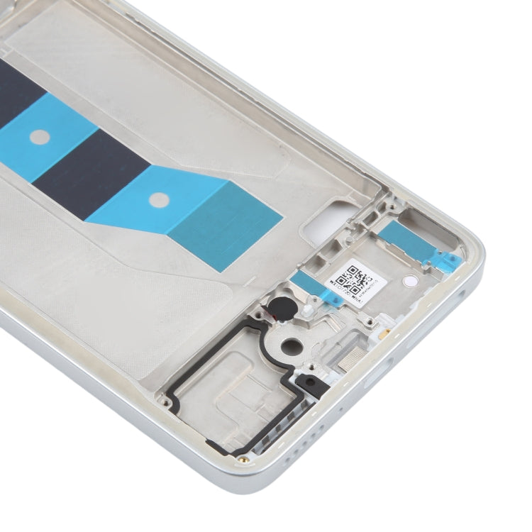 For Xiaomi Redmi Note 14 5G Original Middle Frame Bezel Plate (Silver) by buy2fix