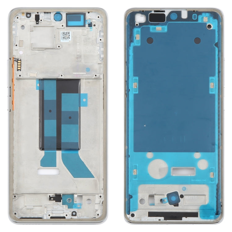For Xiaomi Redmi Note 14 Pro 5G Original Middle Frame Bezel Plate (Silver) by buy2fix