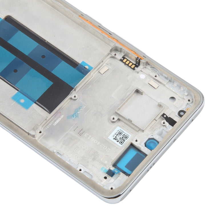 For Xiaomi Redmi Note 14 Pro 5G Original Middle Frame Bezel Plate (Silver) by buy2fix