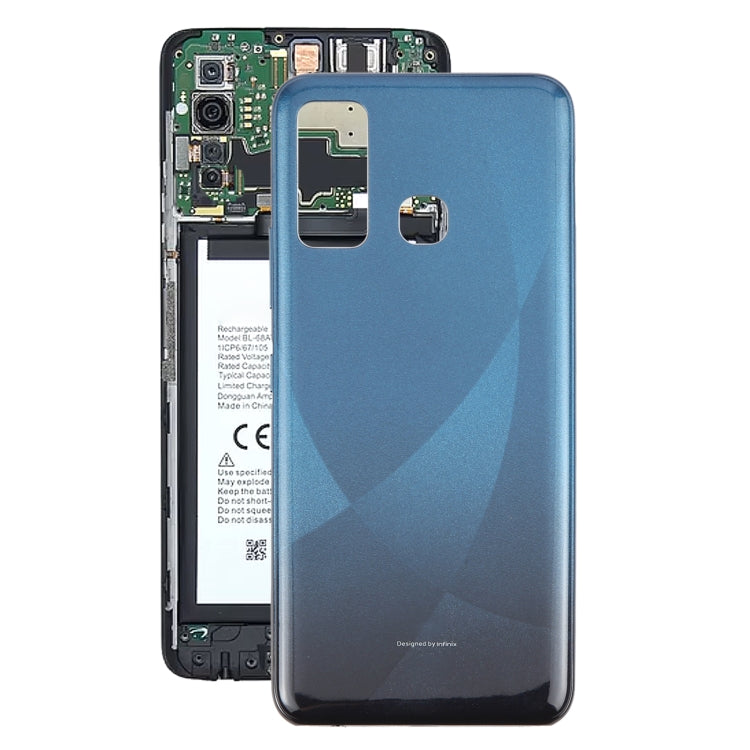 For Infinix Hot 9 X655 Original Battery Back Cover(Blue) - Back Cover by buy2fix | Online Shopping UK | buy2fix