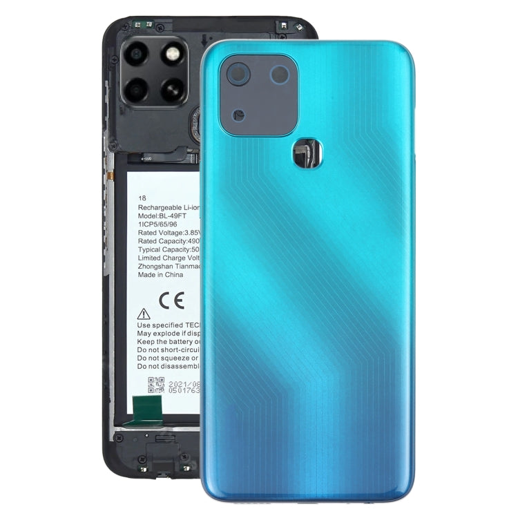 For Infinix Smart 6 X6511 Original Battery Back Cover(Green) - Back Cover by buy2fix | Online Shopping UK | buy2fix