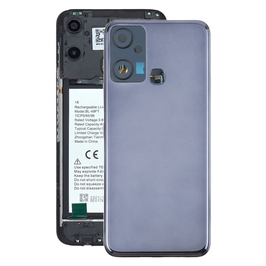 For Infinix Smart 6 Plus India X6823 Original Battery Back Cover(Black) - Back Cover by buy2fix | Online Shopping UK | buy2fix