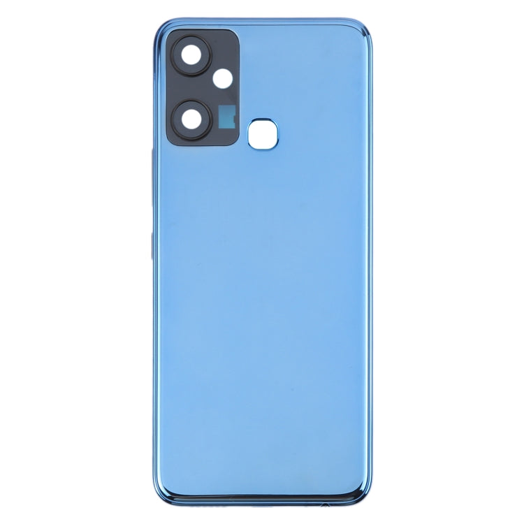 For Infinix Smart 6 Plus India X6823 Original Battery Back Cover(Blue) - Back Cover by buy2fix | Online Shopping UK | buy2fix